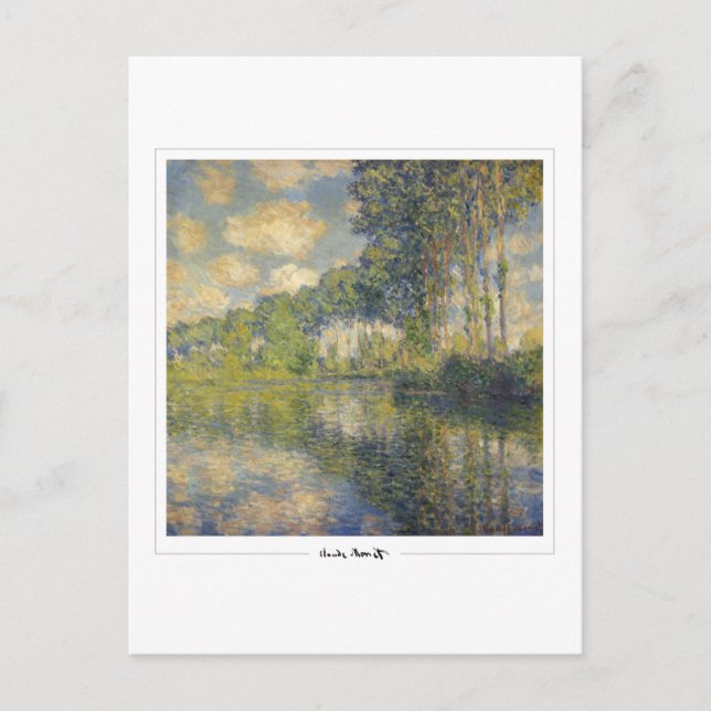 Claude Monet #38 - Finkonst Vykort (Framsida)