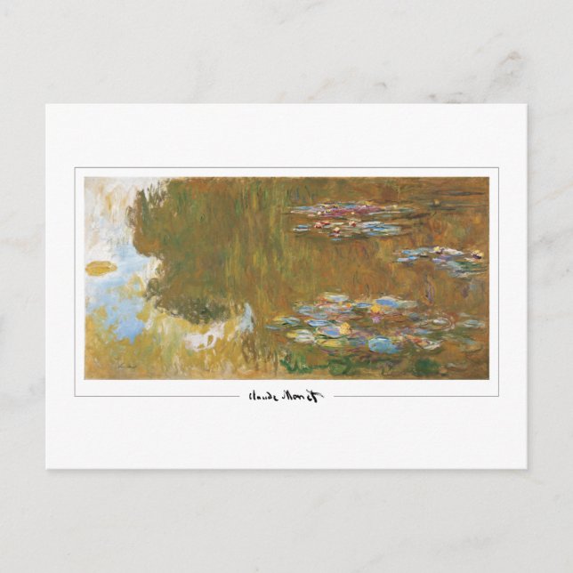 Claude Monet #39 - Finkonst Vykort (Framsida)