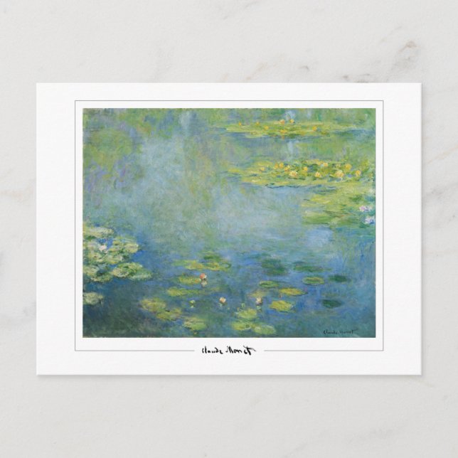 Claude Monet #41-2 - Finkonst Vykort (Framsida)