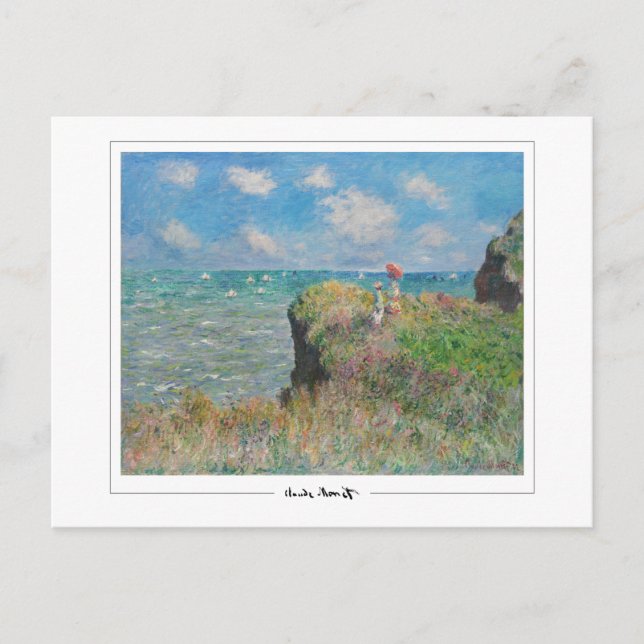 Claude Monet #47-2 - Finkonst Vykort (Framsida)