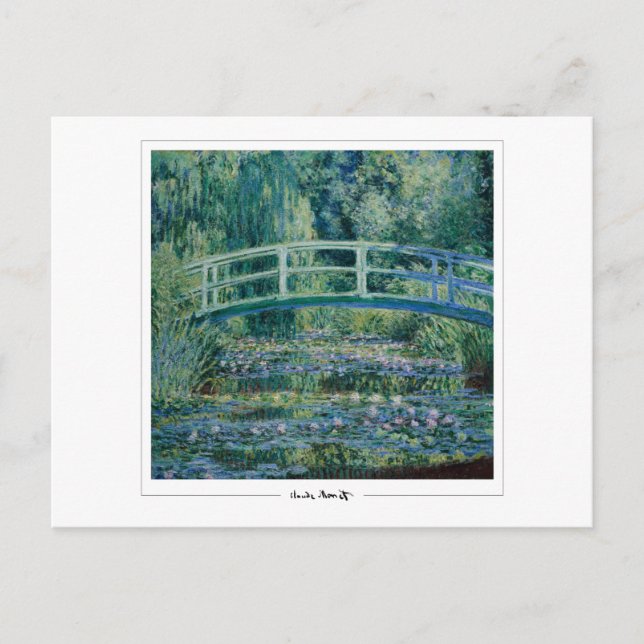 Claude Monet #47 - Finkonst Vykort (Framsida)