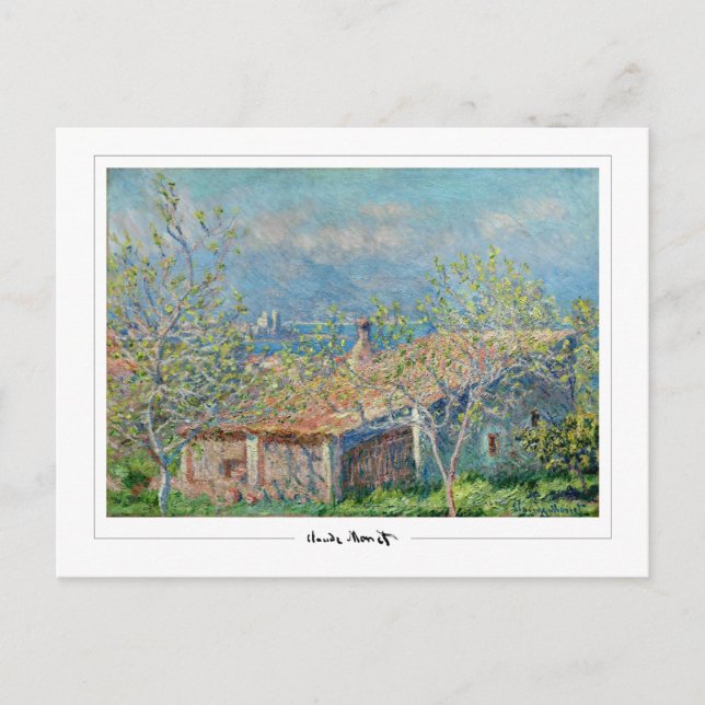 Claude Monet #50-2 - Finkonst Vykort (Framsida)