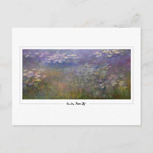 Claude Monet #551-2 - Finkonst Vykort (Framsida)