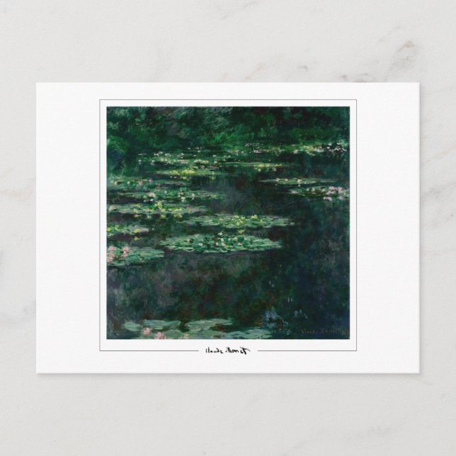 Claude Monet #5-2 - Finkonst Vykort (Framsida)