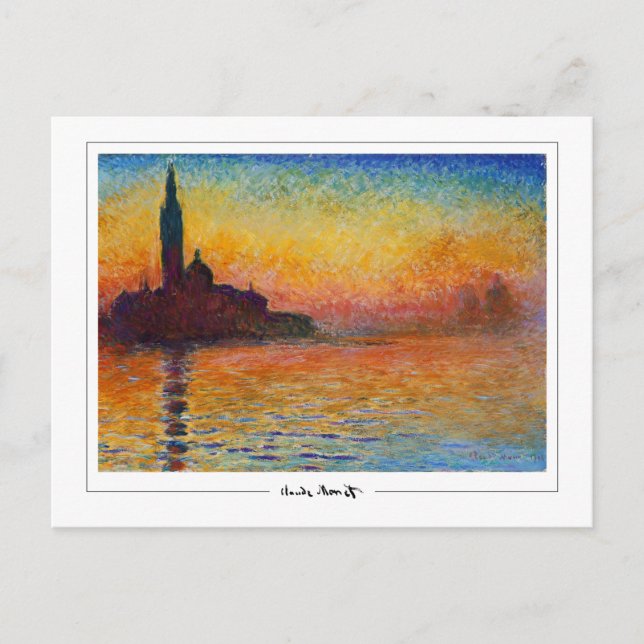 Claude Monet #658-2 - Finkonst Vykort (Framsida)