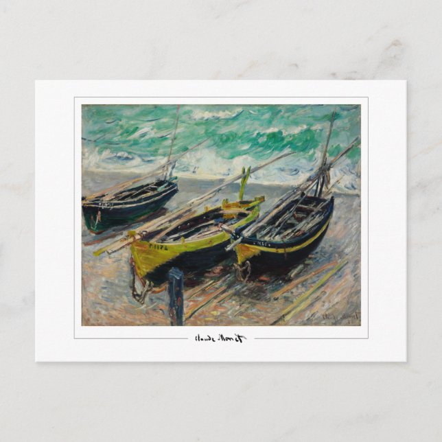 Claude Monet #8 - Finkonst Vykort (Framsida)
