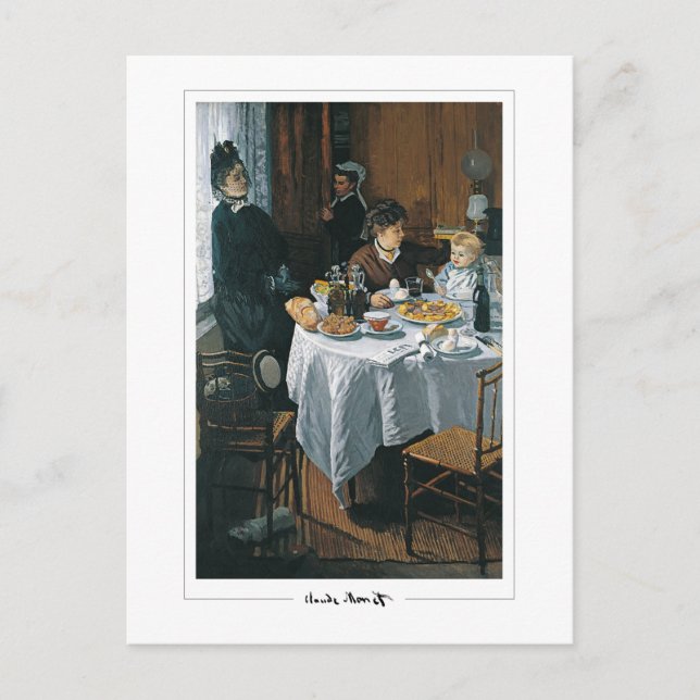 Claude Monet #9-2 - Fin konst Vykort (Framsida)