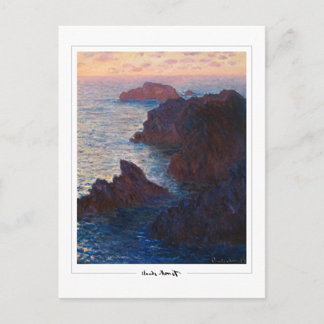 Claude Monet #9 - Finkonst Vykort (Framsida)