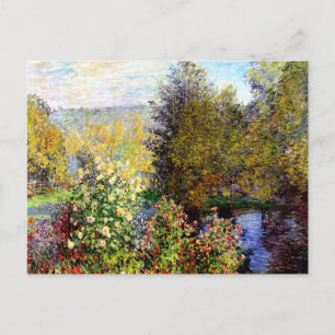 Claude Monet A Corner of the Garden at Montgeron Vykort