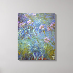 Claude Monet Agapanthus Canvastryck