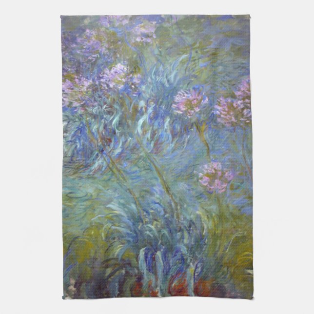 Claude Monet Agapanthus Kökshandduk (Vertikal)