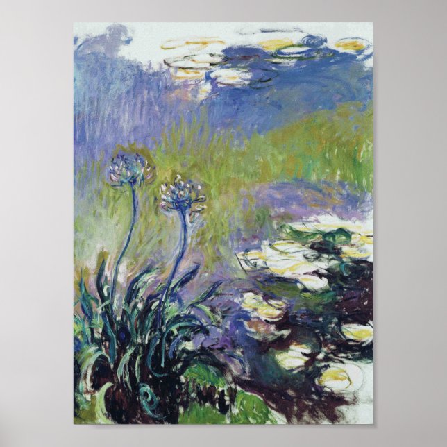 Claude Monet-Agapanthus Poster (Framsidan)