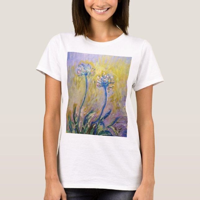 Claude Monet - Agapanthus T Shirt (Framsida)