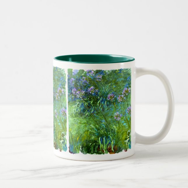 Claude Monet: Agapanthus Två-Tonad Mugg (Höger)