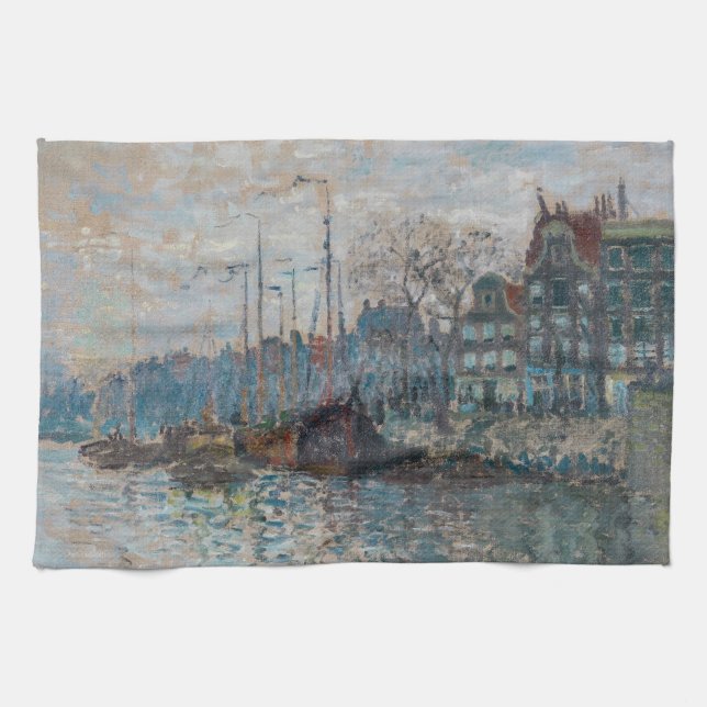 Claude Monet - Amsterdams syn Kökshandduk (Horisontell)