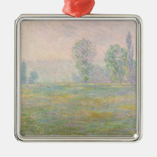 Claude Monet ängar i Giverny, 1888 Julgransprydnad Metall