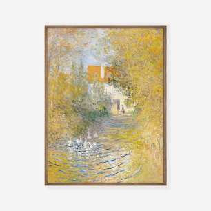 Claude Monet, Anka Pond Painting Art Print Poster