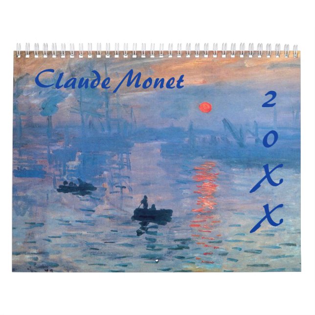 Claude Monet-Anpassningsbarnas årskalender Kalender (Omslag)