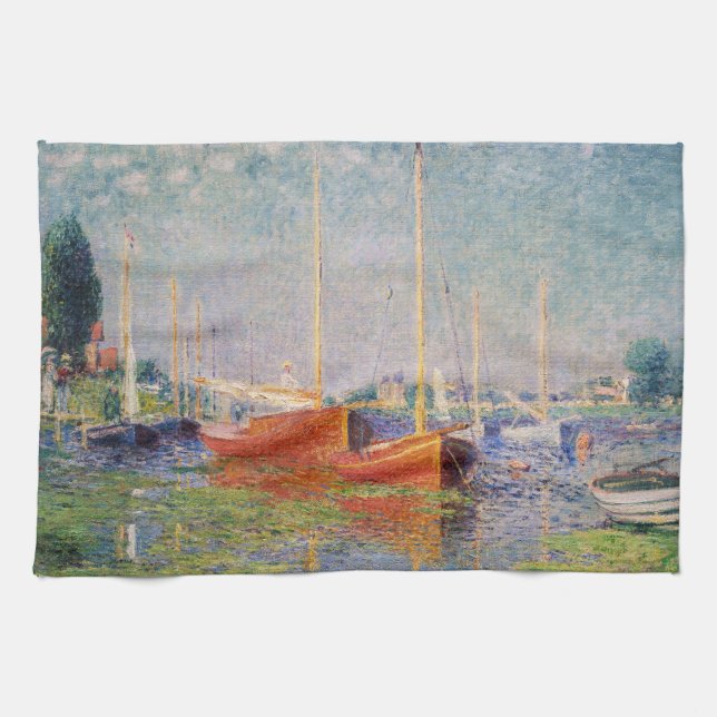 Claude Monet - Argenteuil Kökshandduk (Horisontell)
