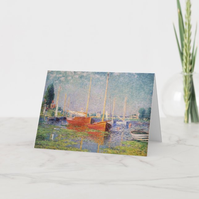 Claude Monet - Argenteuil Kort (Framsida)