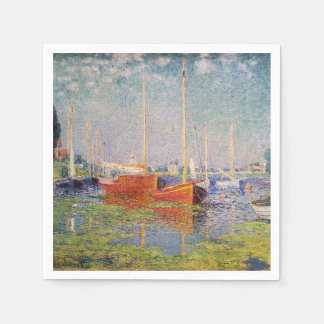 Claude Monet - Argenteuil Pappersservett (Framsidan)