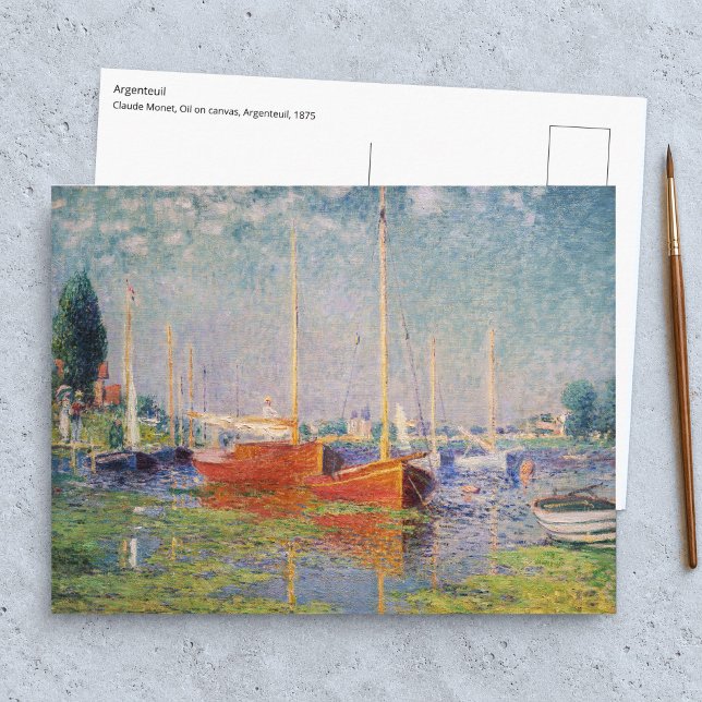 Claude Monet - Argenteuil Vykort (Skapare uppladdad)