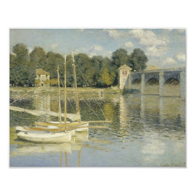 Claude Monet - Argenteuilbron Fototryck (Framsidan)