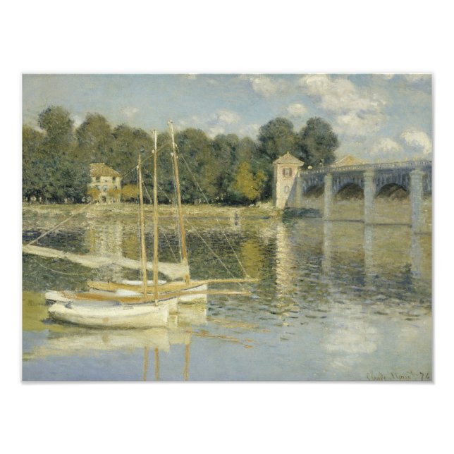 Claude Monet - Argenteuilbron Fototryck (Framsidan)