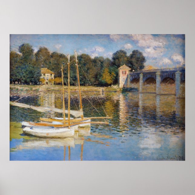 Claude Monet - Argenteuilbron Poster (Framsidan)