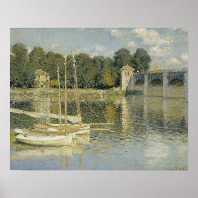 Claude Monet - Argenteuilbron Poster (Framsidan)