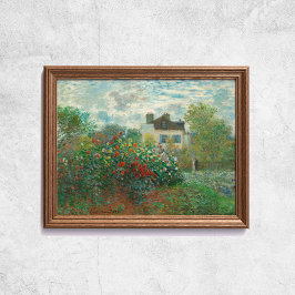 Claude Monet Artist Garden Fransk Old Art. Poster
