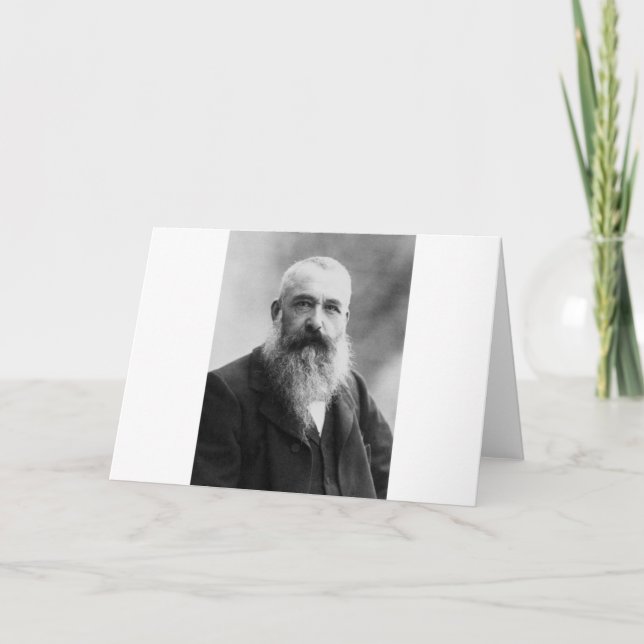 Claude Monet Artist Painter Destiny Gifts Kort (Framsida)