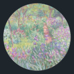 CLAUDE MONET "ARTISTS GARDEN" ENVELOPE SEAL RUNT KLISTERMÄRKE<br><div class="desc">CLAUDE MONET "ARTISTS GARDEN" ROUND ENVELOPE SEAL STICKER</div>