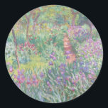 CLAUDE MONET "ARTISTS GARDEN" ENVELOPE SEAL RUNT KLISTERMÄRKE<br><div class="desc">CLAUDE MONET "ARTISTS GARDEN" ROUND ENVELOPE SEAL STICKER</div>