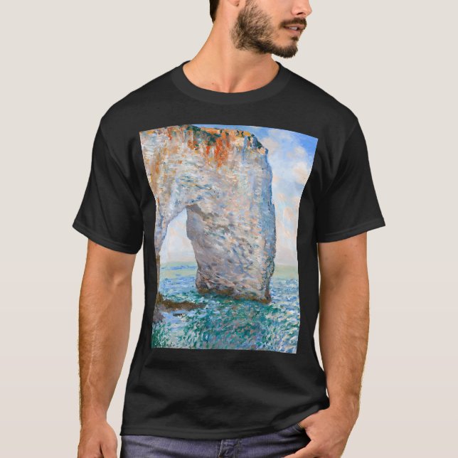 Claude Monet Ateljéfartyget (Le Bateau-atelier) M T Shirt (Framsida)