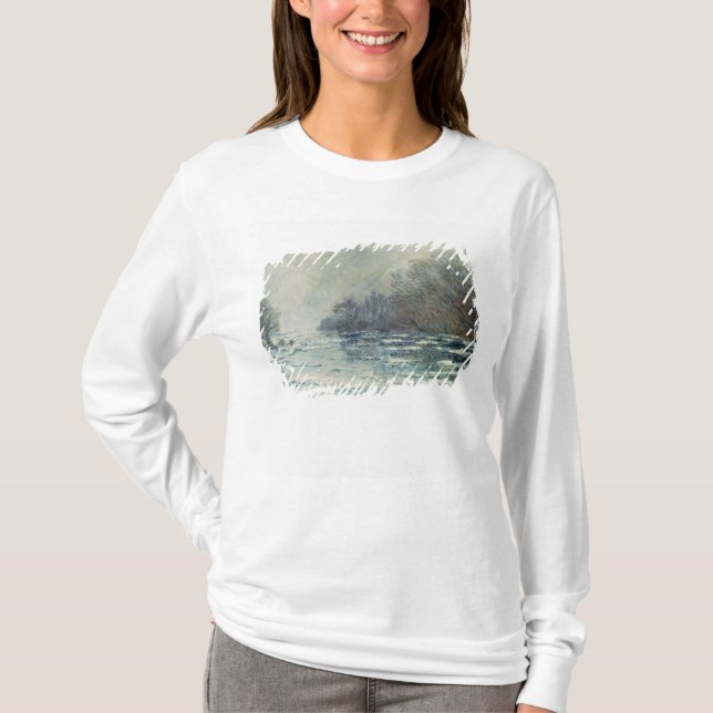Claude Monet | avbrottet upp på Vetheuil, c.1883 T-shirt (Framsida)