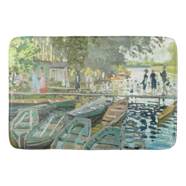 Claude Monet. Badande vid La Grenouillère Badrumsmatta (Framsidan)