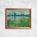 Claude Monet Banker i Seine Fransk Old Art Poster<br><div class="desc">Poster av Claude Monet,  The Japan Footbridge,  1880. Gamla berömdens fransk målar med en flod,  träd och blommor i ett imponerande stil. CCO-licens,  public domain art. Ram ingår inte.</div>