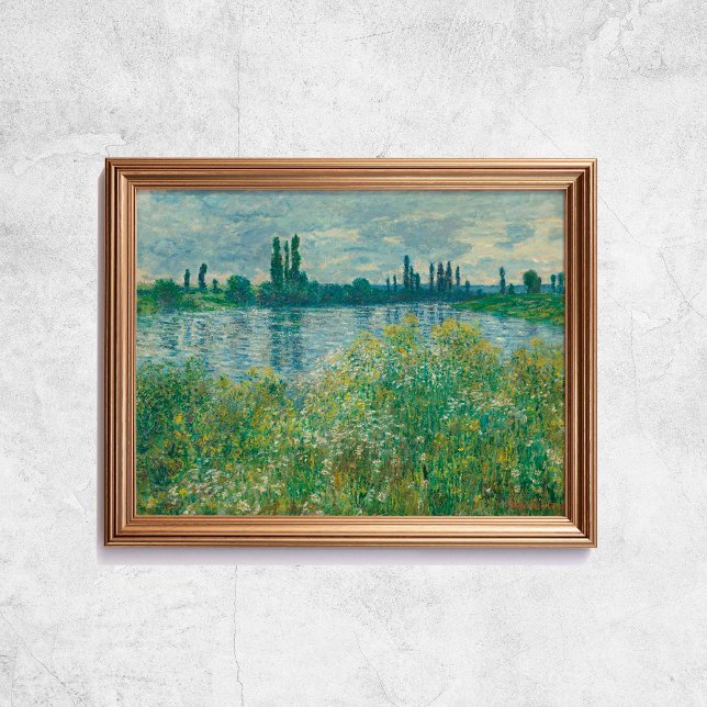 Claude Monet Banker i Seine Fransk Old Art Poster (Claude Monet Banks Of The Seine French Old Art Poster
)