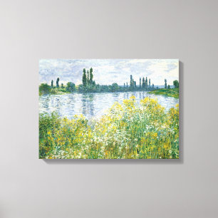 Claude Monet Banker of the Seine, Vetheuil, 1880 Canvastryck