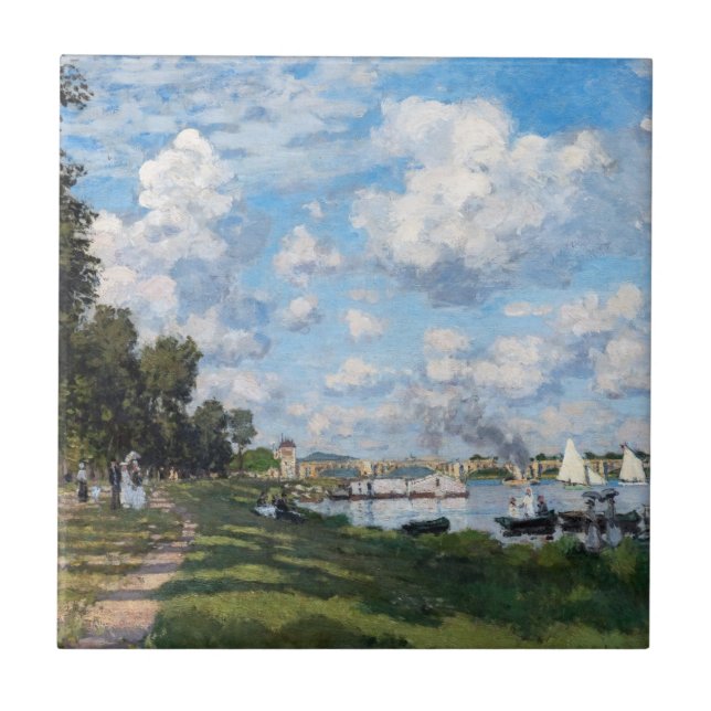 Claude Monet - Basin i Argentina Kakelplatta (Framsidan)