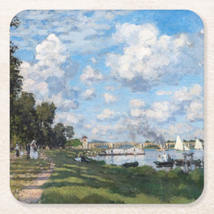 Claude Monet - Basin i Argentina Underlägg Papper Kvadrat