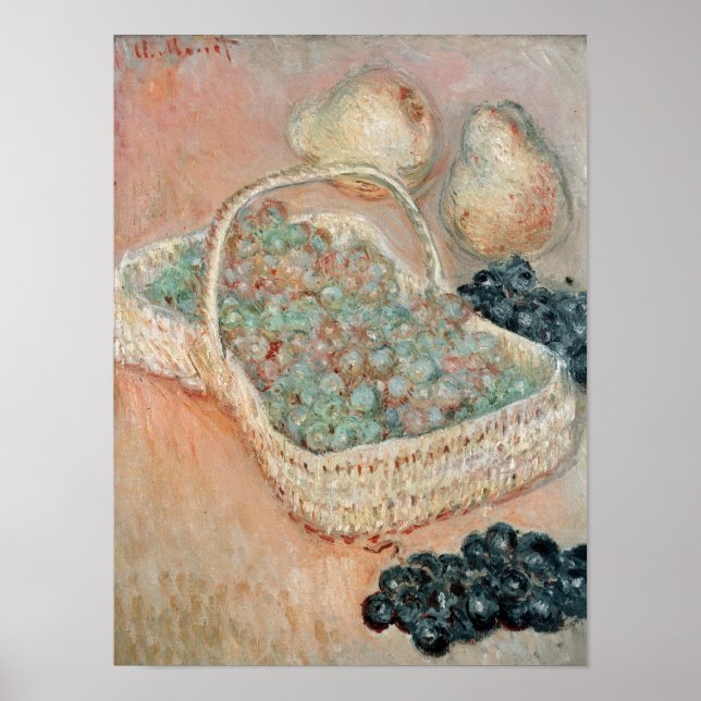 Claude Monet | Basket, 1884 Poster (Framsidan)