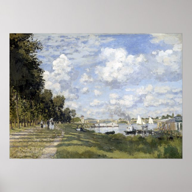 Claude Monet Bassin d'Argenteuil Poster (Framsidan)