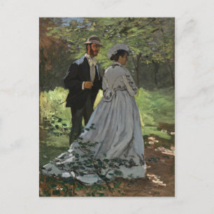 Claude Monet-Bazille och Camille Vykort