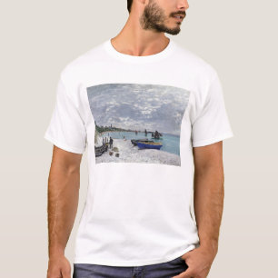 Claude Monet Beach at Sainte-Adresse T Shirt