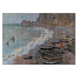 Claude Monet - Beach vid Etretat