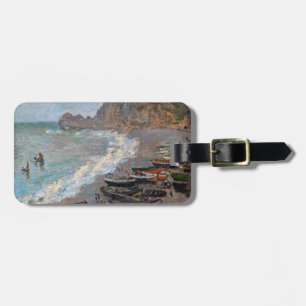 Claude Monet - Beach vid Etretat Bagagebricka