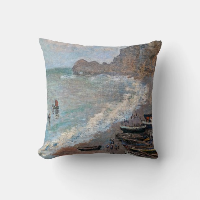 Claude Monet - Beach vid Etretat Kudde (Framsida)