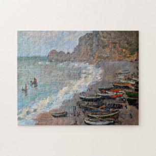 Claude Monet - Beach vid Etretat Pussel
